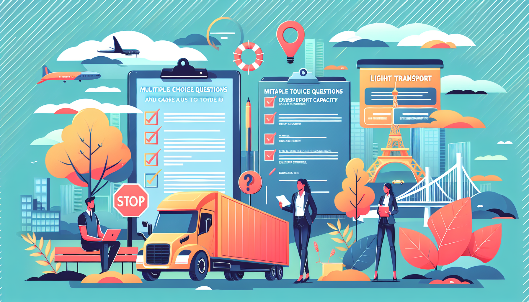 Illustration de l'article de blog QCM & cas rédigés en capacité transport léger : les erreurs à éviter pour réussir son examen