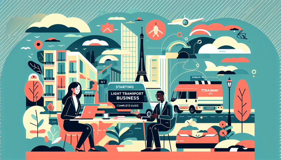 Illustration de l'article de blog Comment démarrer son activité de transport léger à Paris en 2026 : Guide complet