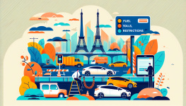 Illustration de l'article de blog Carburant, péages, restrictions : anticiper les bouleversements du transport léger à Paris en 2026